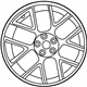 Mopar 6PR46NTSAA Aluminum Wheel