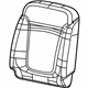 Mopar 6GB43DX9AB Front Seat Back Cover