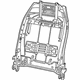 Mopar 68357353AA Frame-Front Seat Back