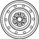 Mopar 4782175AB Steel Wheel