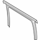 Mopar 68247319AA WEATHERSTRIP-Rear Door Flush Glass