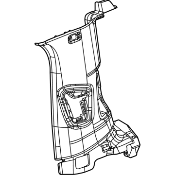 Mopar 7FL98SD4AA Panel-C Pillar