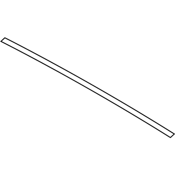 Mopar 4389636AD WEATHERSTRIP-Folding Top Windshield F