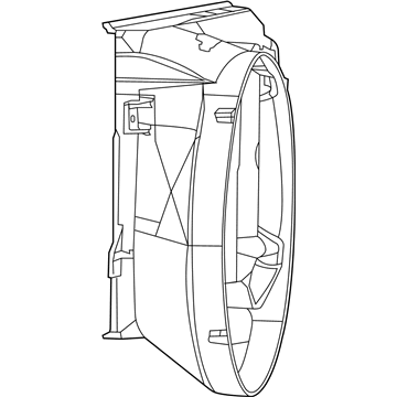 thumbnail image 2 of Evan-Fischer Fan Shroud – Ram 2500 3500 2013-2018 – Rear Section, 52014732AD – 1-Year Warranty 2 of 2