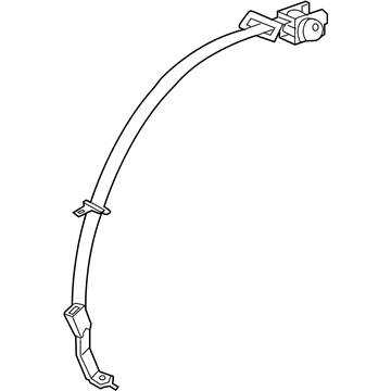 Mopar 1BY501D1AD Rear Inner Seat Belt