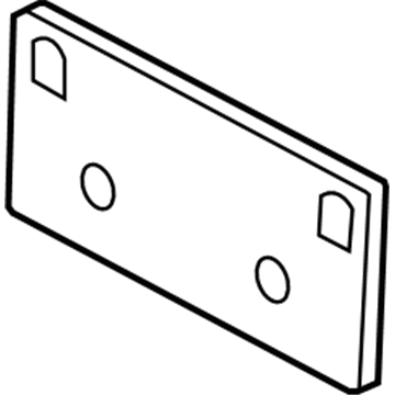 Mopar MR991215 Bracket-Front License Plate