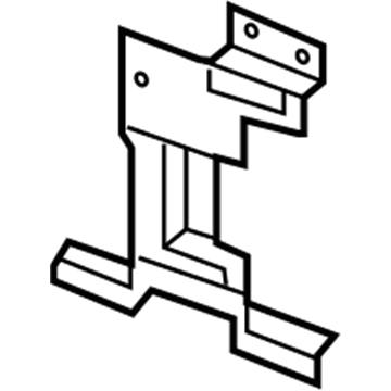 68338516AA Mopar Bracket-Grille Illustration 1 of 1