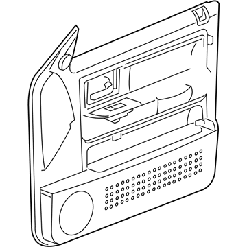 Mopar 5HR021D5AC Panel-Front Door Trim