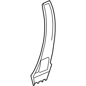 Mopar 5312A616 Pillar-Center Inner RH