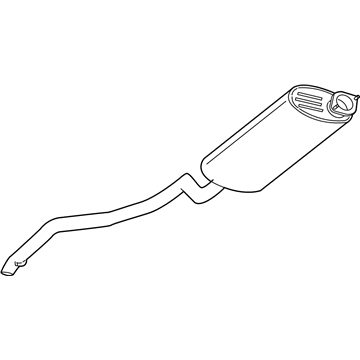 2005 Jeep Grand Cherokee Tail Pipe - 52124037AC