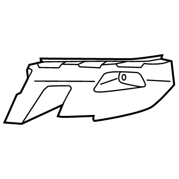 Mopar 68104945AE Bracket-FASCIA Support