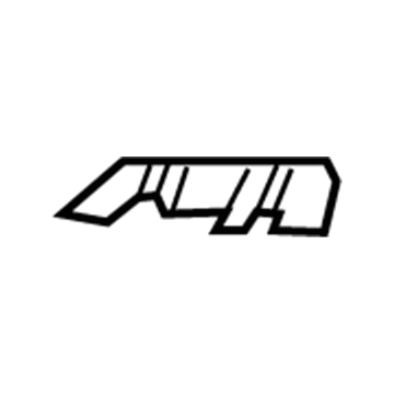 865131R000 Mopar Front Bumper-Front Bumper Upper Side Illustration 1 of 1