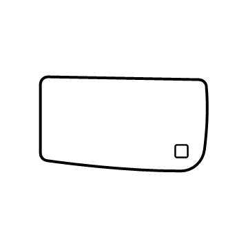 Mopar 68620334AA GLASS-SPOTTER MIRROR REPLACEMENT