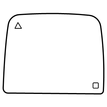 Mopar 68620329AB GLASS-MIRROR REPLACEMENT