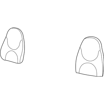 Mopar WP971DVAA Seat Back-Front Seat