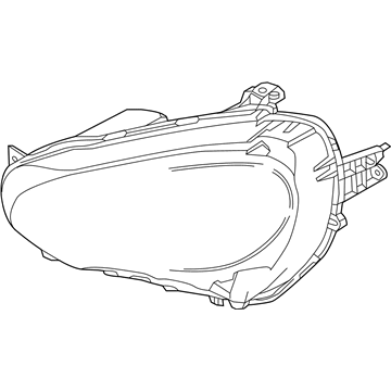 68506809AA Mopar Headlamp Illustration 1 of 1