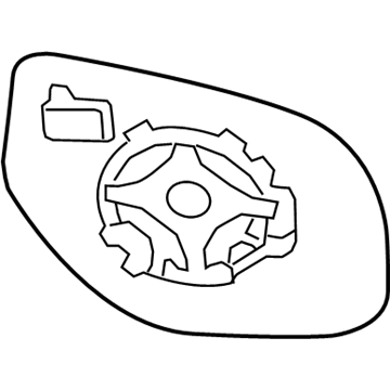 Mopar 7632D039 Mirror-Outside Rearview