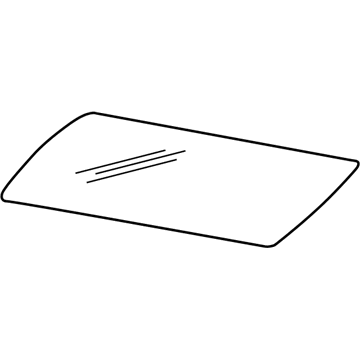 Mopar 5066892AA Glass-SUNROOF