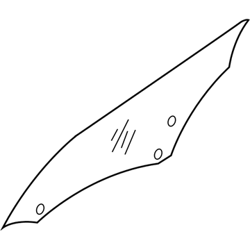 Mopar 5706A188 Glass-Front Door Window