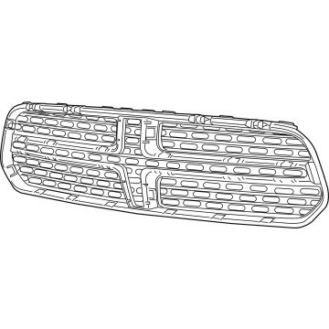 Mopar 5113717AB Grille-Texture