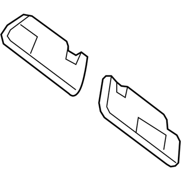 Mopar 1AR61BD1AB Visor-Illuminated
