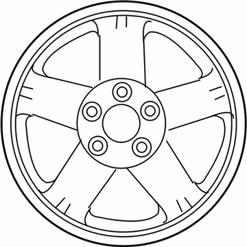 4250C409 Mopar Disc Wheel Illustration 1 of 1