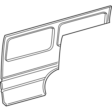 Mopar 5131178AA Panel-Body Side Rear