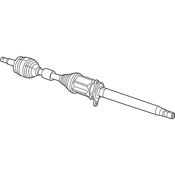 68291656AD Mopar Shaft-Axle Half Illustration 1 of 1