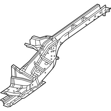 Mopar 68609973AA RAIL-REAR FLOOR PAN SIDE