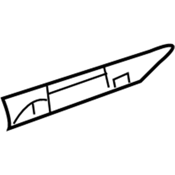 Mopar 8661525800 Bracket A-Bracket Assembly-Rear Bumper Side