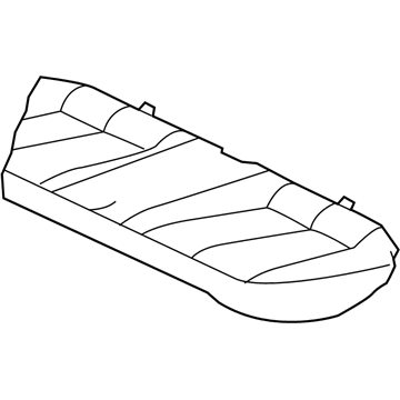 Mopar MR986273XB Cover-Rear Seat Cushion