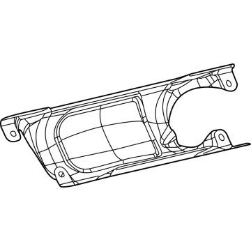 2022 Jeep Grand Cherokee Exhaust Heat Shield - 68480064AA