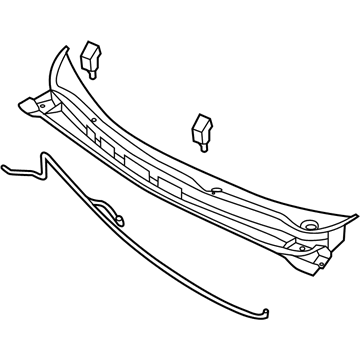 Mopar 861501R000 Assembly-COWL-Assembly-COWL Top LH