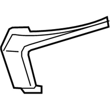 6407A146 Mopar Molding-Front Bumper Side Illustration 1 of 1