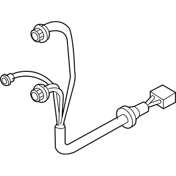 Mopar 9249025700 Holder &-Holder & Wiring-Rear Comb