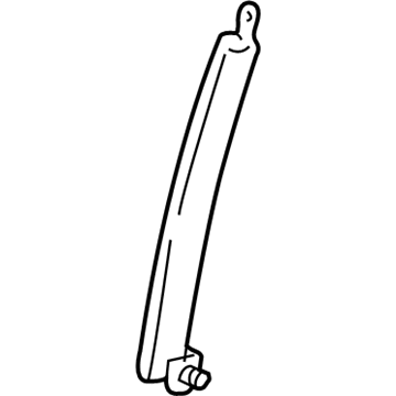 Mopar 8255025200 Channel A-Channel Assembly-Front Door Rear LH
