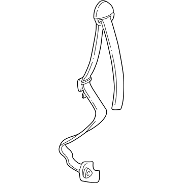 Mopar 5GT97XT5AD Slide-Seat Belt Turning Loop