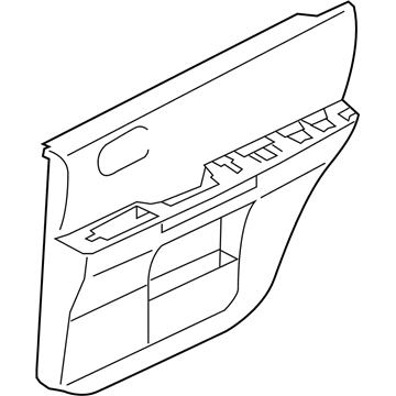 Mopar 7222A397YC Panel-Rear Door