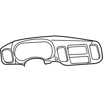 Mopar 68294121AA Bezel-Instrument Cluster