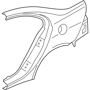 Mopar 5301F437 Bracket-Quarter