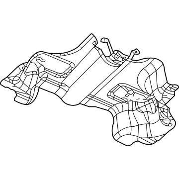 2022 Jeep Grand Cherokee Exhaust Heat Shield - 68427744AF