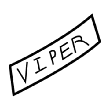 Mopar WN73BWAAB Decal-Viper