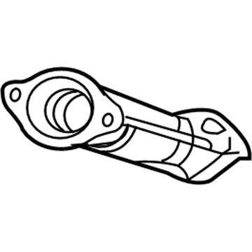 Mopar 1570C008 Exhaust Pipe 1570C008 Mopar Exhaust Pipe Illustration 1 of 1