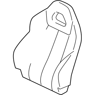 Mopar 6901A033HB Cover-Front Seat Back