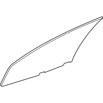 Mopar 4574927AD DD9382GTY-Front Door TINTED