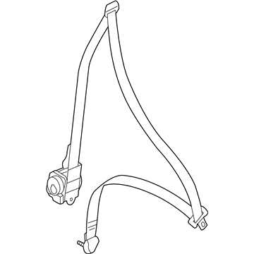 Mopar 7000C816 Front Seat Pressure Tensioner Belt
