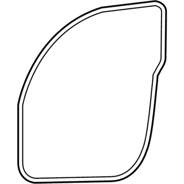 2010 Chrysler PT Cruiser Door Seal - XW43XXXAB