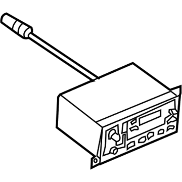 Mopar 5091650AB Radio-AM/FM/CASSETTE With Cd