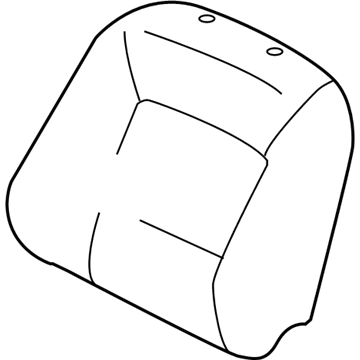 Mopar 6901A853XB Cover-Front Seat Back