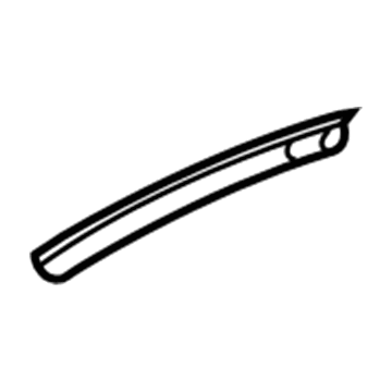 Mopar 4865566AD WEATHERSTRIP-Folding Top Side Rail